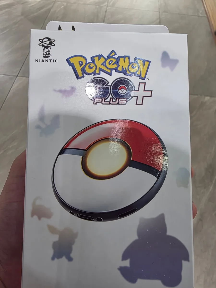 Front of the Pokémon GO Plus+ Korean official edition packaging — showing the GO PLUS + logo